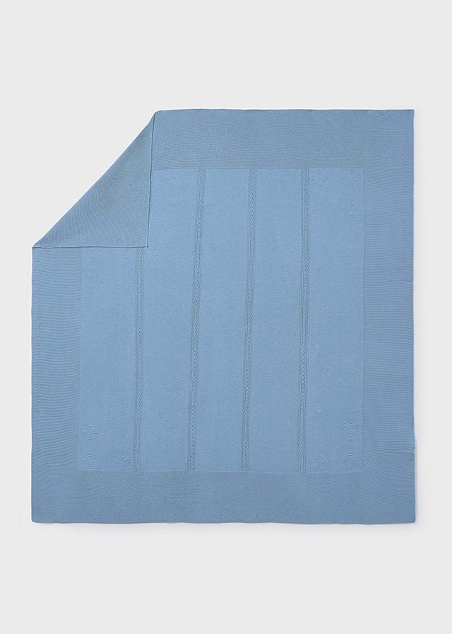 COPERTINA IN COTONE CON RICAMINI avion - Noi da piccoli