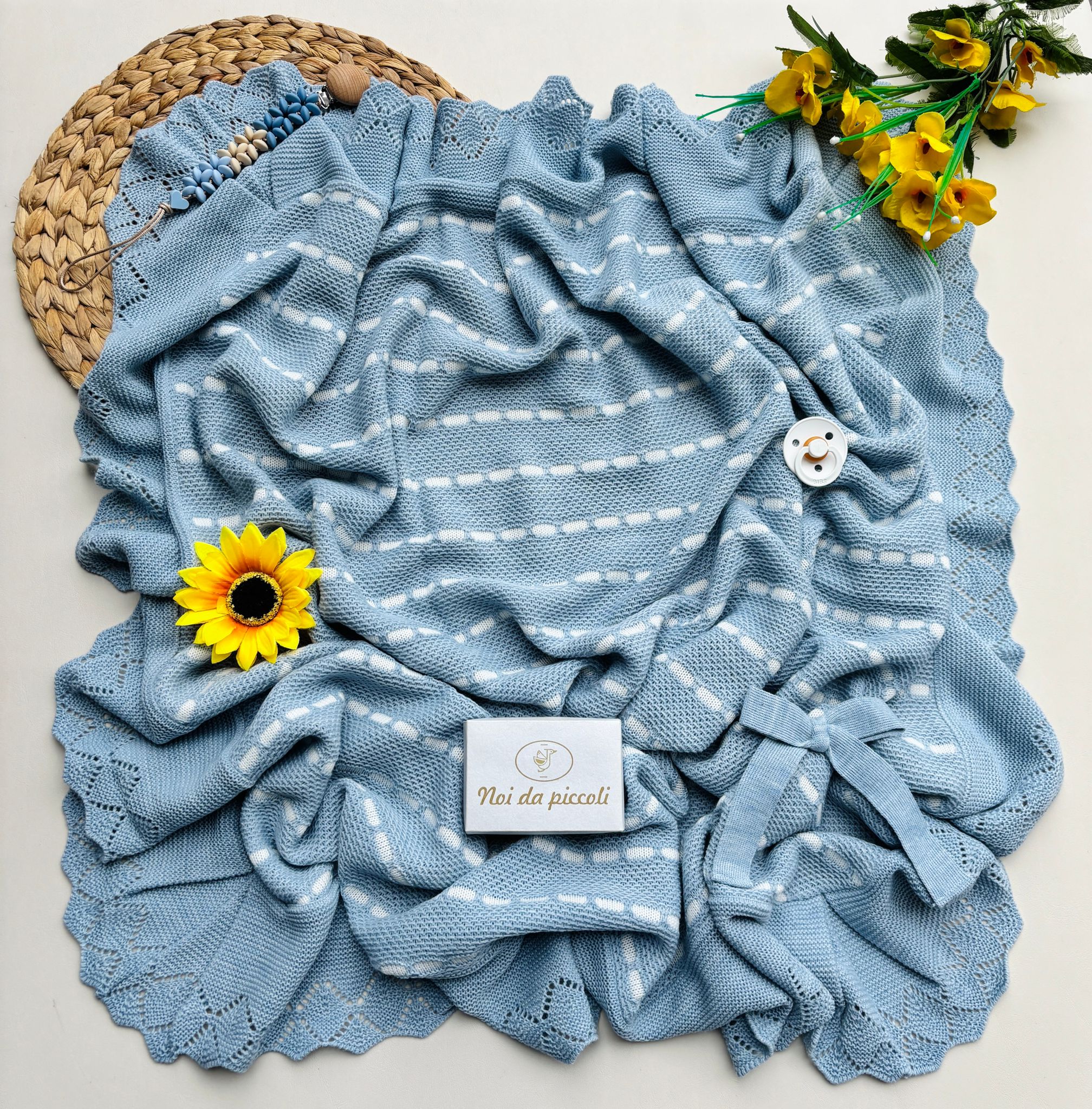 COPERTINA IN FILATO CALDO AZUL - Noi da piccoli