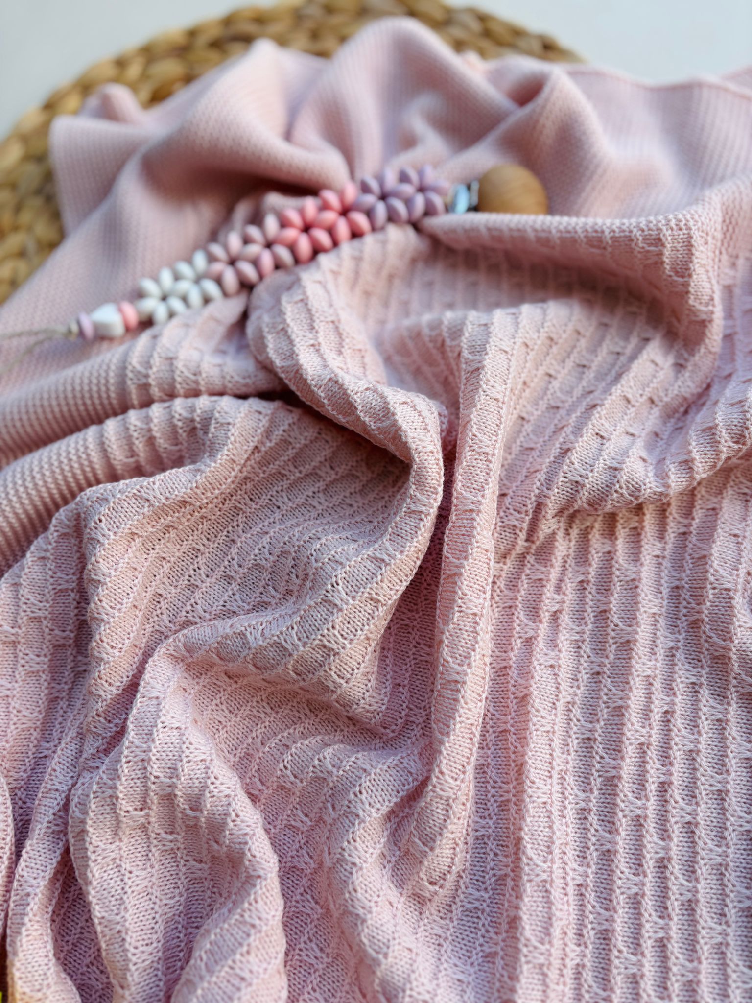 COPERTINA IN FILATO CALDO ROSA - Noi da piccoli