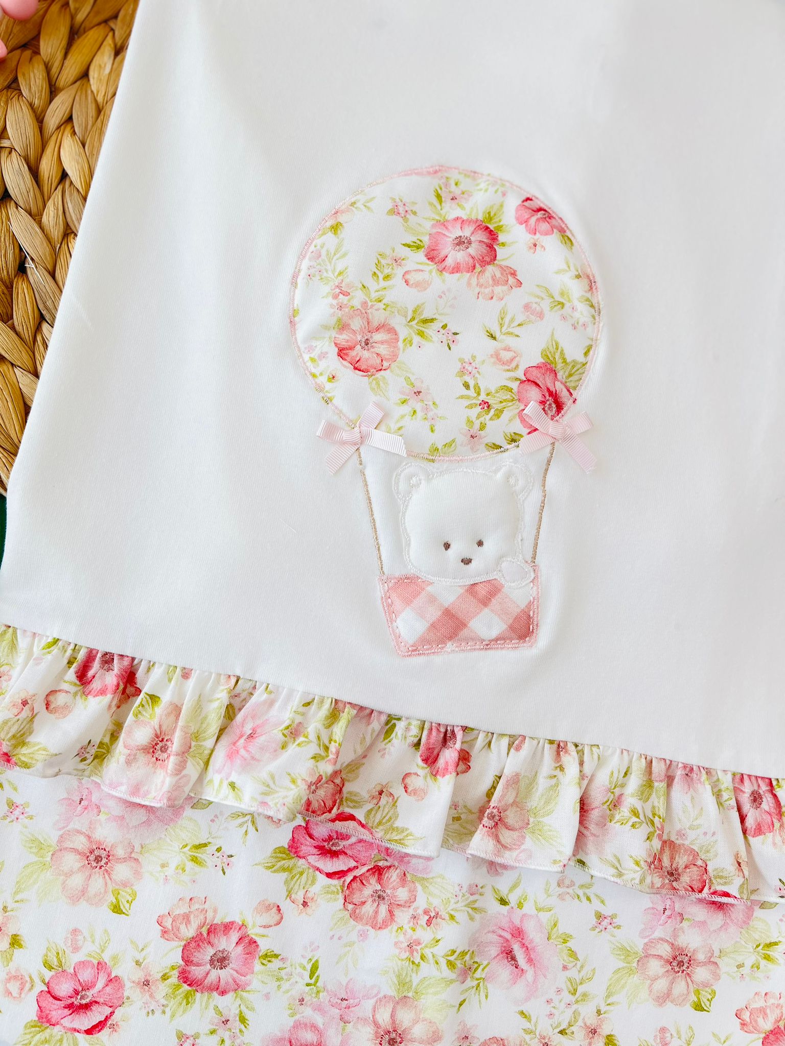 COPERTINA ORSETTO 100 % COTONE PANNA - Noi da piccoli