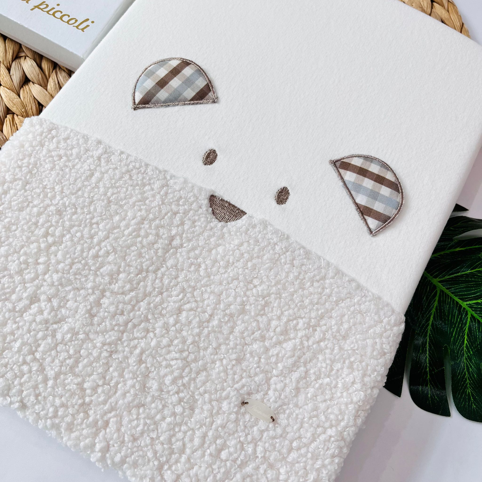 COPERTINA SHERPA COTONE CALDO PANNA - Noi da piccoli