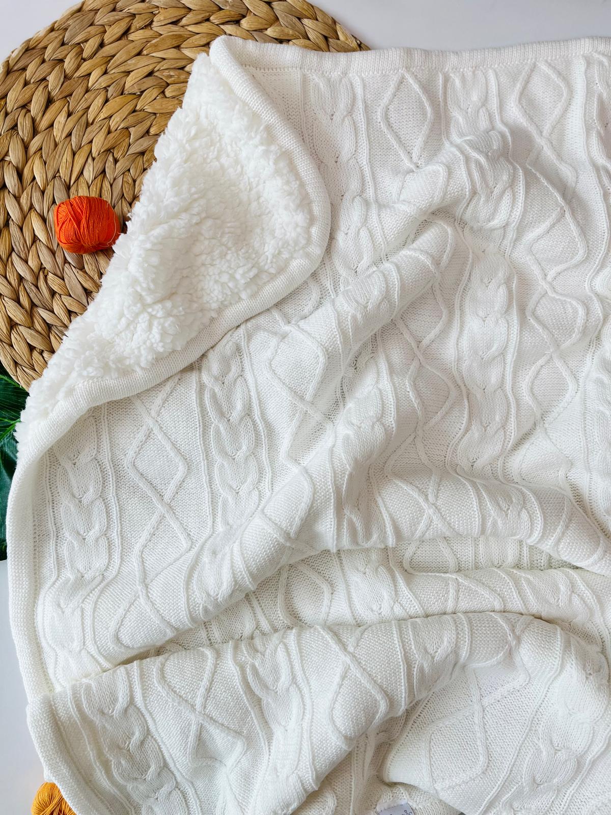 COPERTINA TRICOT SOFFICE E CALDA PANNA - Noi da piccoli