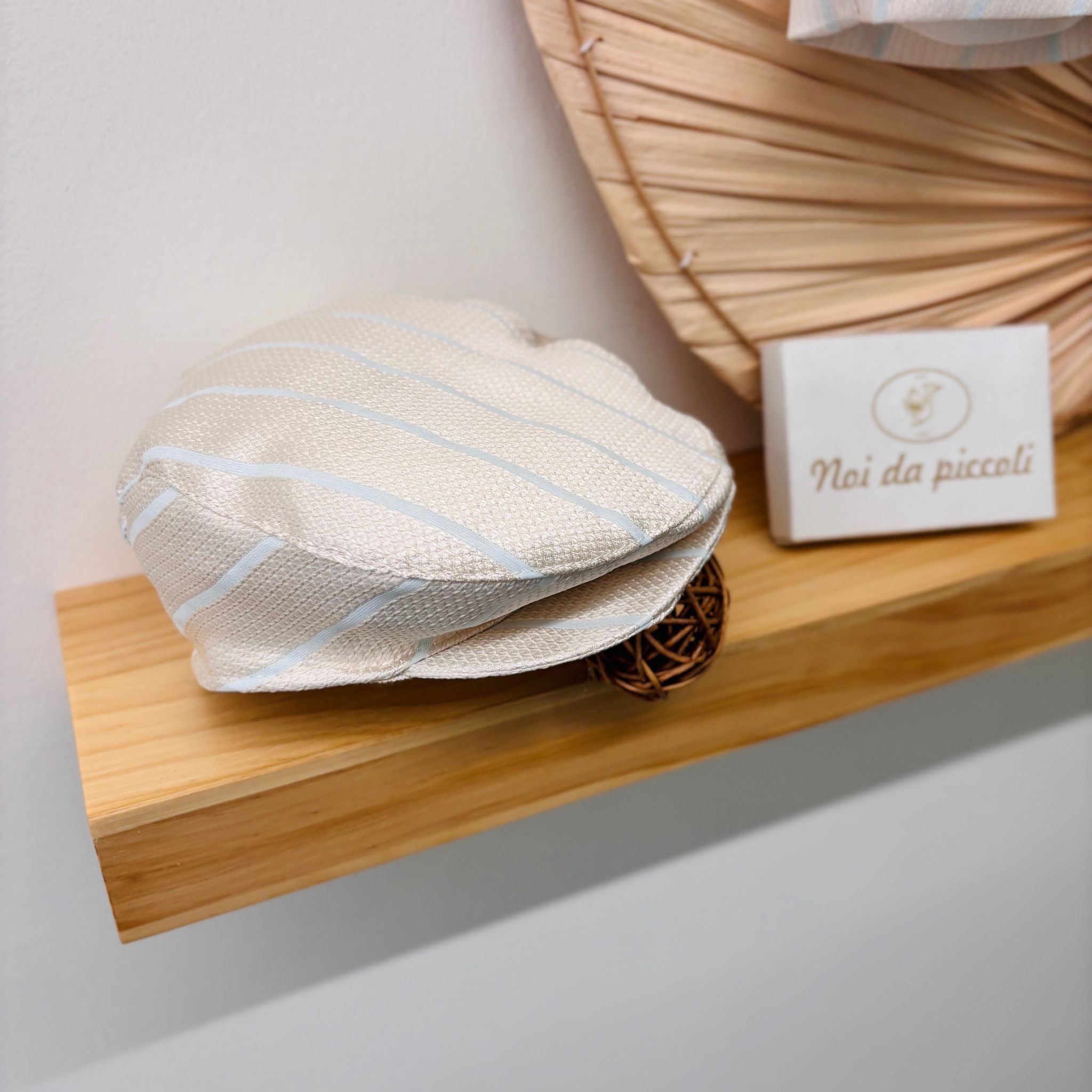 COPPOLA CERIMONIALE A RIGHE champagne - Noi da piccoli