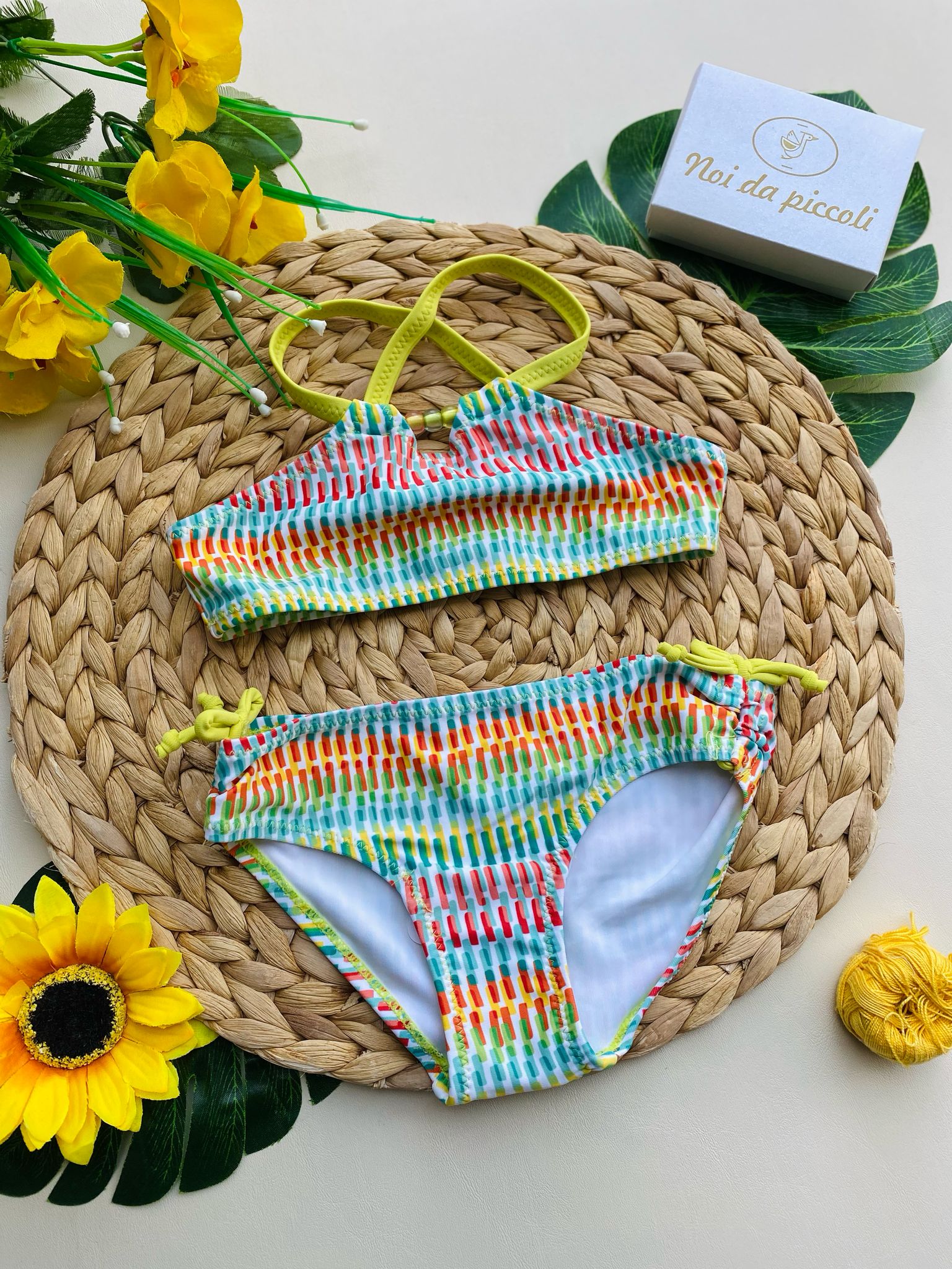 COSTUME DUE PEZZI COLORATO - Noi da piccoli