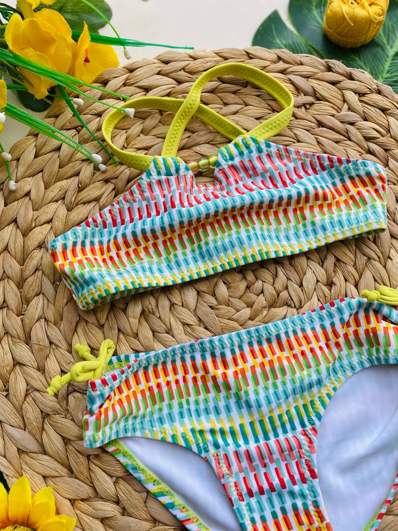 COSTUME DUE PEZZI COLORATO - Noi da piccoli