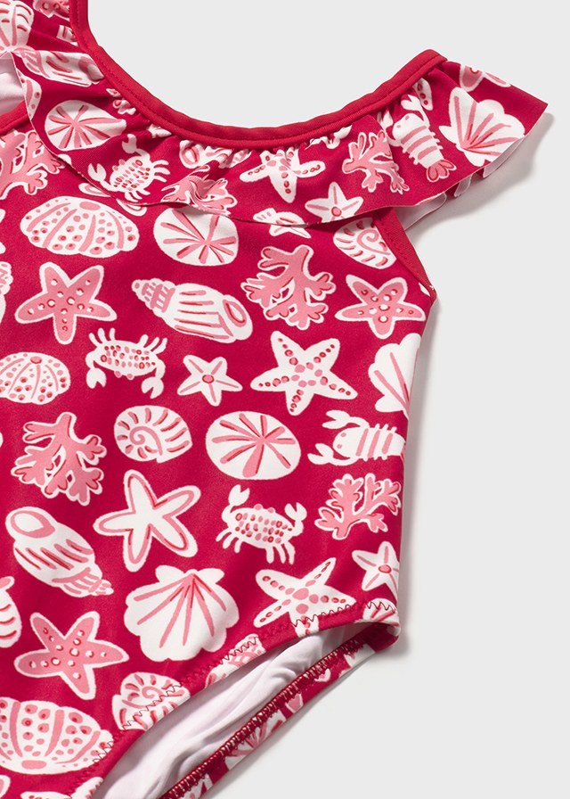 COSTUME INTERO CON DISEGNINI ROSSO - Noi da piccoli