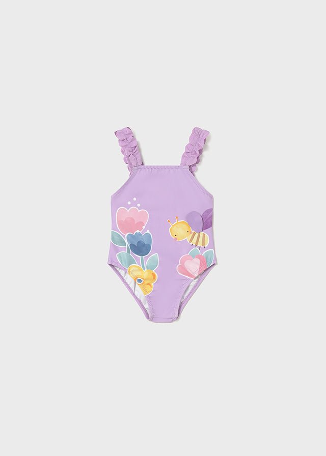 COSTUME INTERO CON DISEGNINI VIOLA - Noi da piccoli