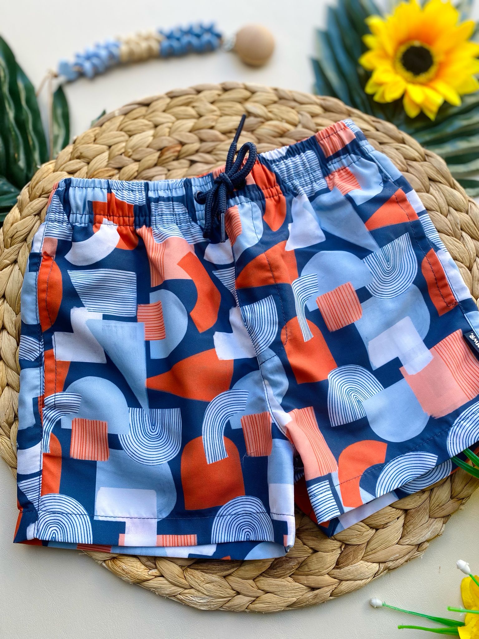 COSTUMINO BLU E ARANCIONE - Noi da piccoli