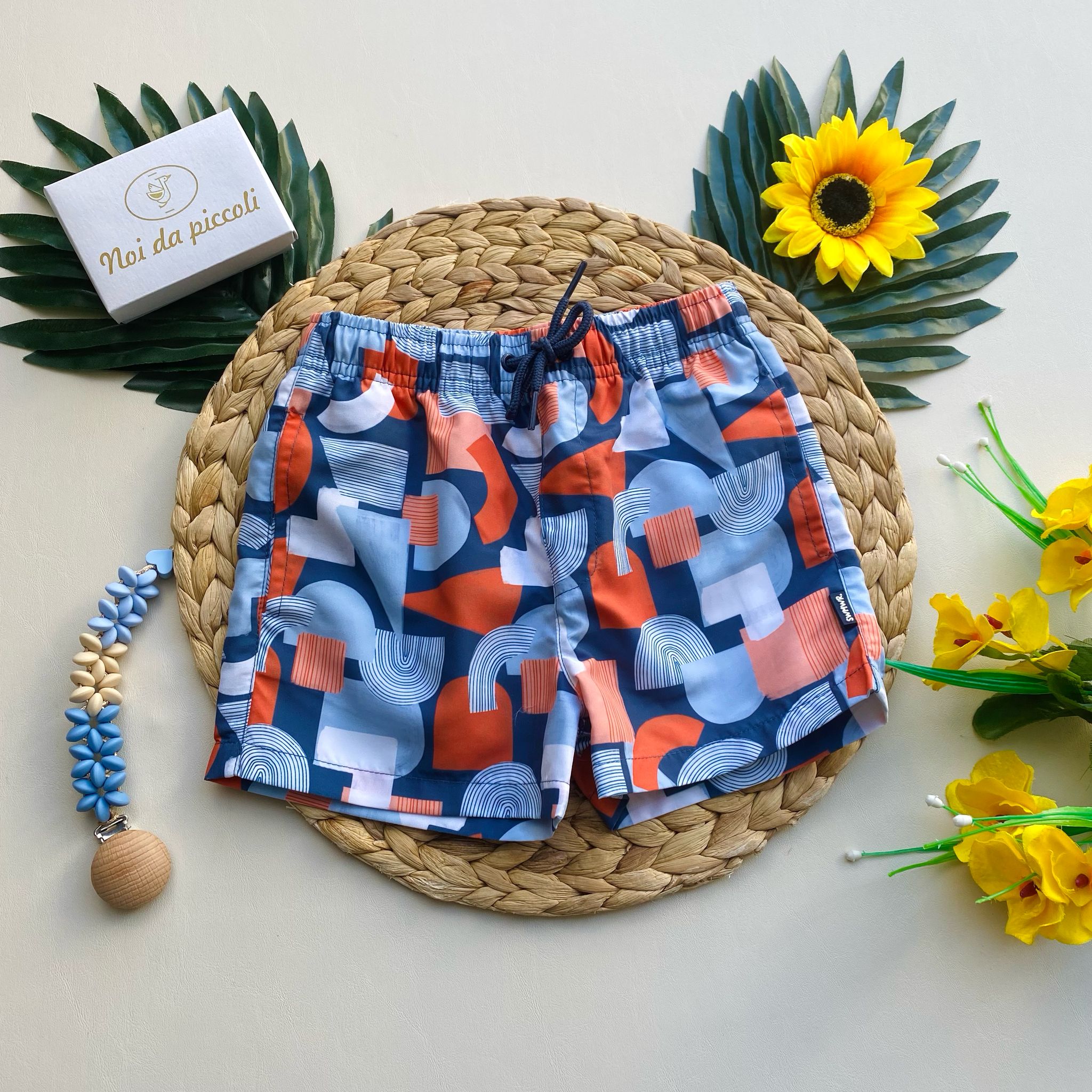 COSTUMINO BLU E ARANCIONE - Noi da piccoli