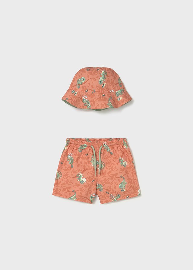 COSTUMINO CON CAPPELLINO ARANCIO - Noi da piccoli