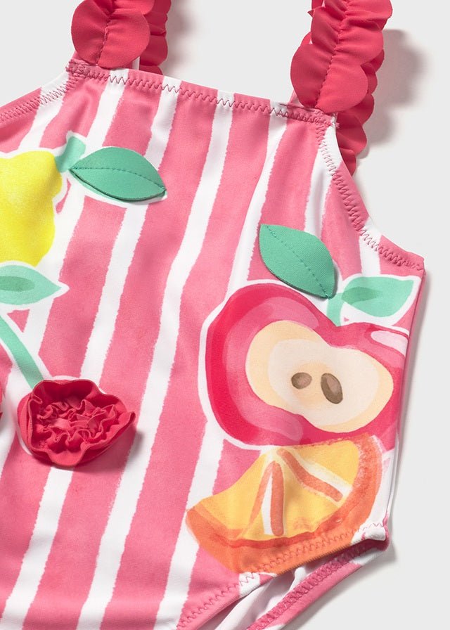 COSTUMINO INTERO A RIGHE ROSA - Noi da piccoli