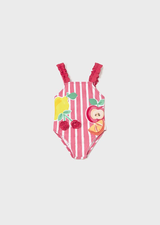 COSTUMINO INTERO A RIGHE ROSA - Noi da piccoli