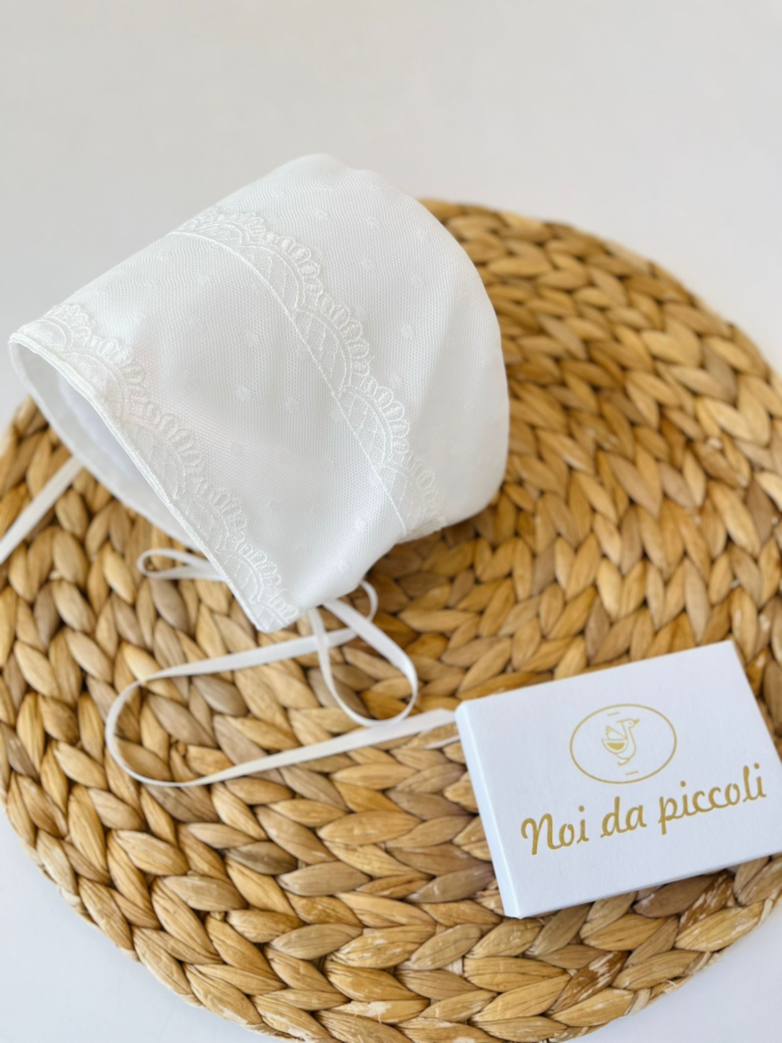 CUFFIA CERIMONIALE BIANCO - Noi da piccoli