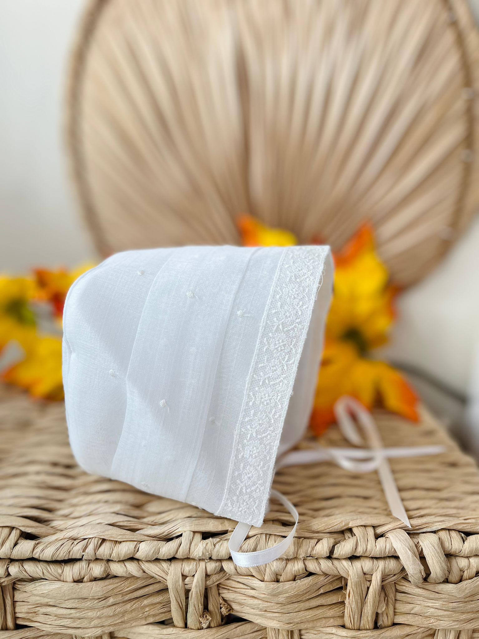 CUFFIA CERIMONIALE ZOE BIANCO - Noi da piccoli