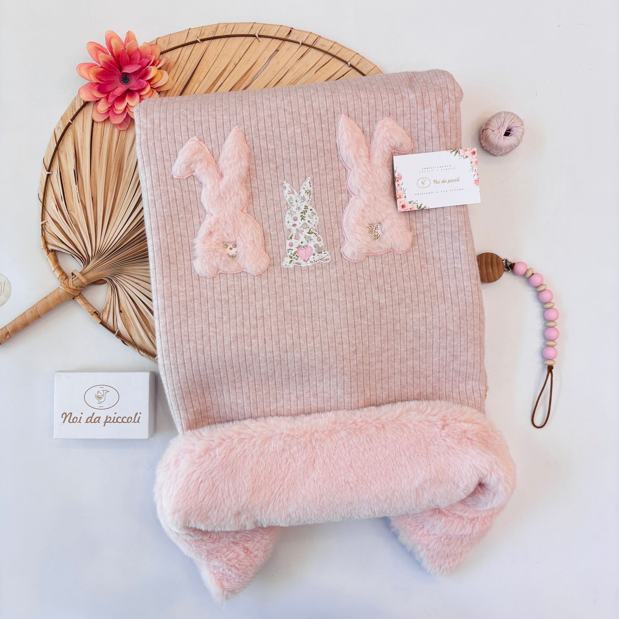 COPERTINA IN MAGLINA CALDA LOLA ROSA