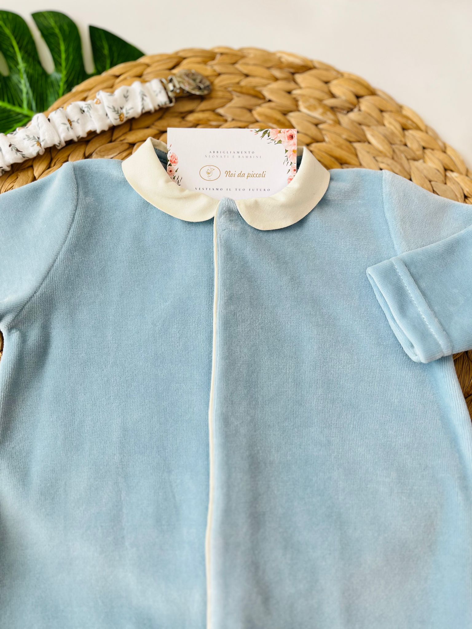 ANTI-PANIC ONESIE ANGELS VELVET STONE BLUE