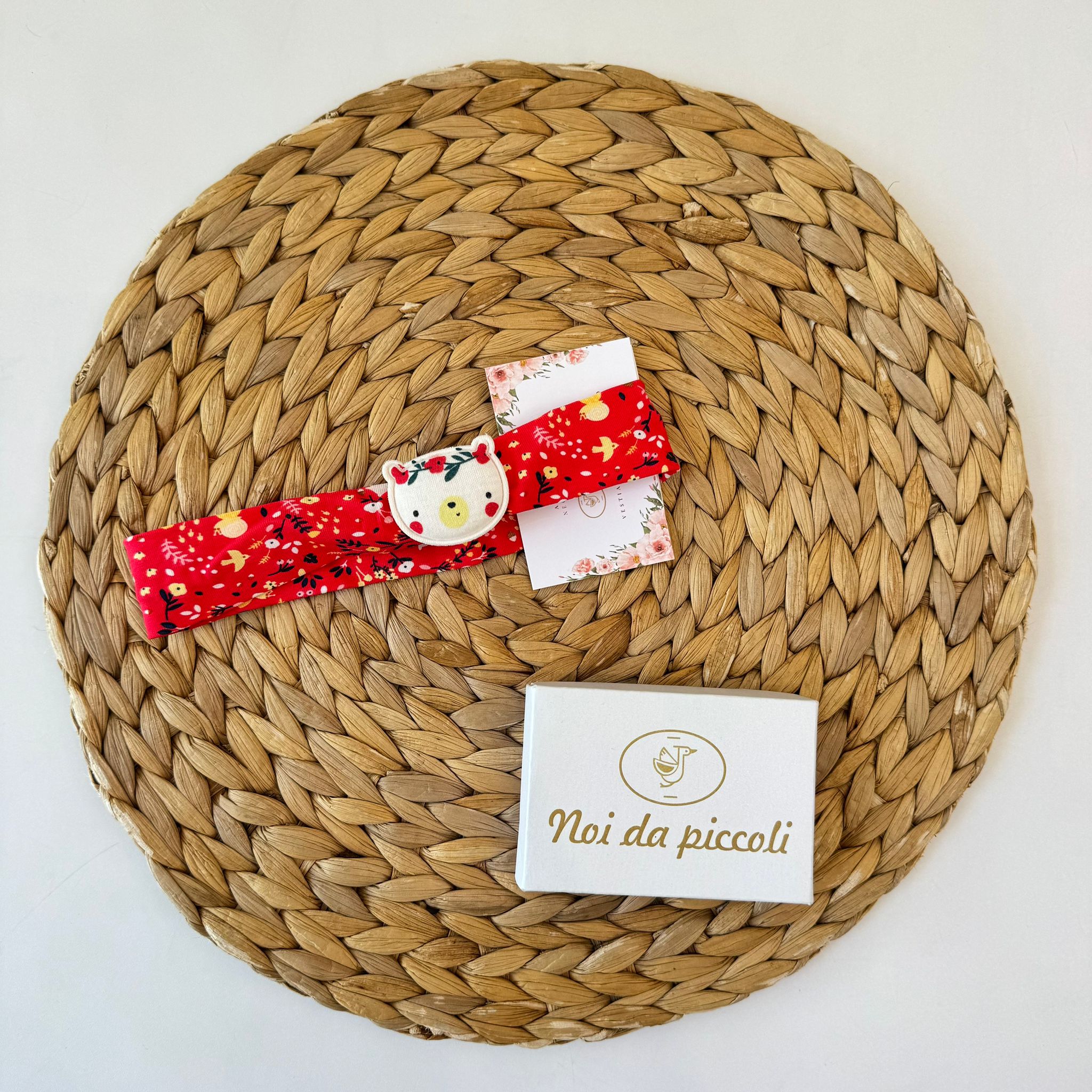 FASCIA CAPELLI Rosso - Noi da piccoli