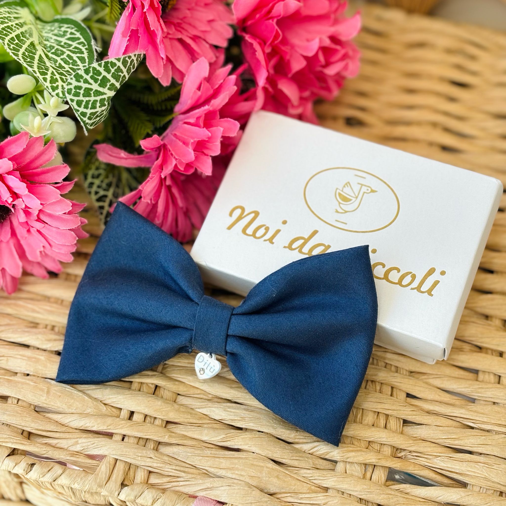 FERMAGLIO fiocchetto blu - Noi da piccoli