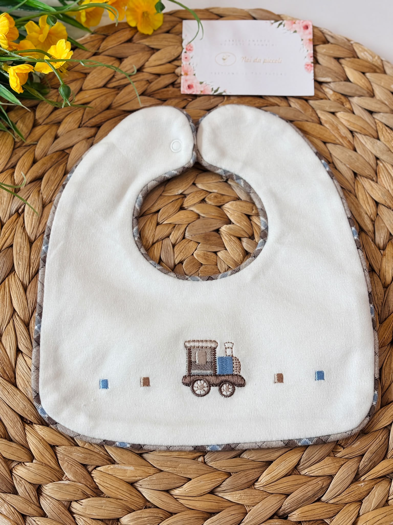 BAVETTA COTONE CALDO BIANCO