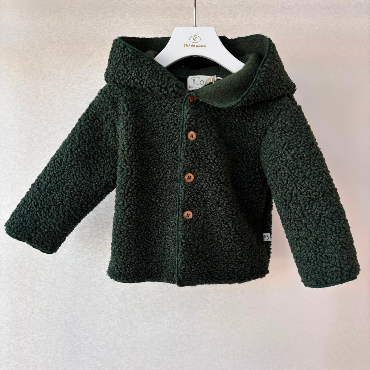 GIACCA EFFETTO BLOUCHE VERDE - Noi da piccoli