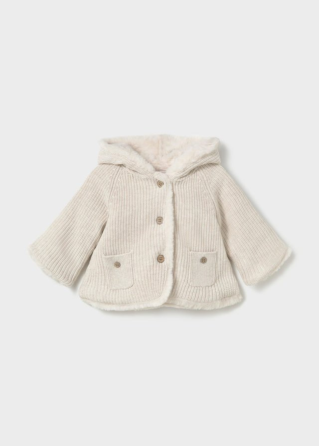 GIACCA IN FILATO CALDO PANNA - Noi da piccoli