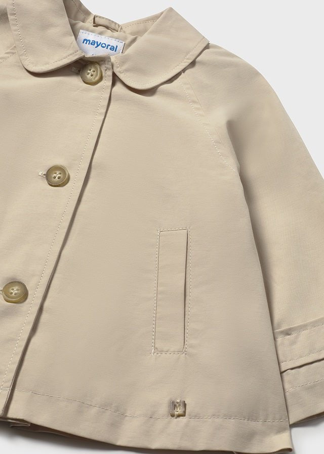 GIACCA MODELLO TRENCH BEIGE - Noi da piccoli