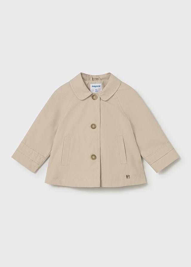 GIACCA MODELLO TRENCH BEIGE - Noi da piccoli