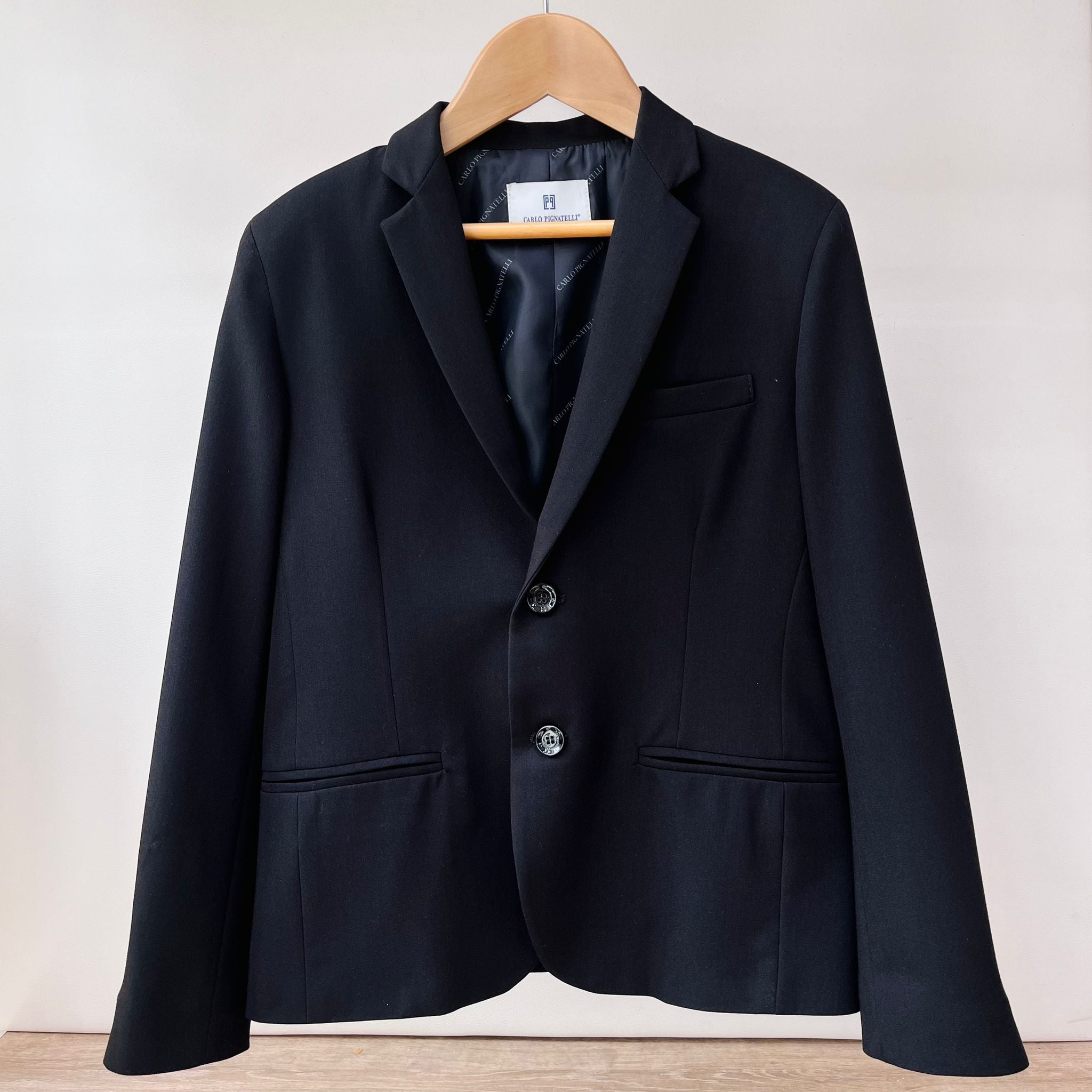 GIACCA YOUNG BOY NERO MONOPETTO - Noi da piccoli