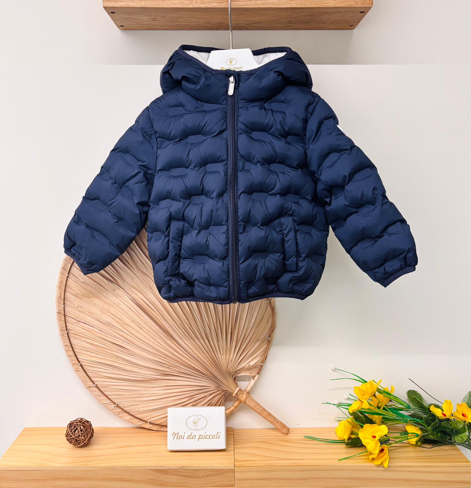 GIUBBOTTINO A BOMBERINO BLU - Noi da piccoli