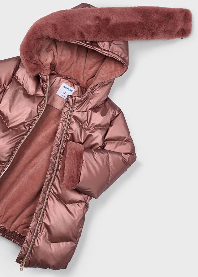 GIUBBOTTINO BOMBERINO ROSA MAQUILLAJE - Noi da piccoli