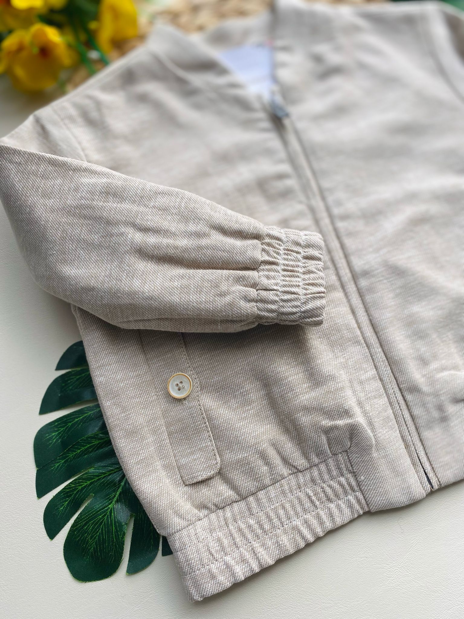 giubbottino in colorazione beige - Noi da piccoli