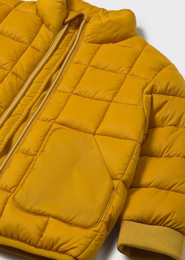 GIUBBOTTO A QUADRONI Senape - Noi da piccoli