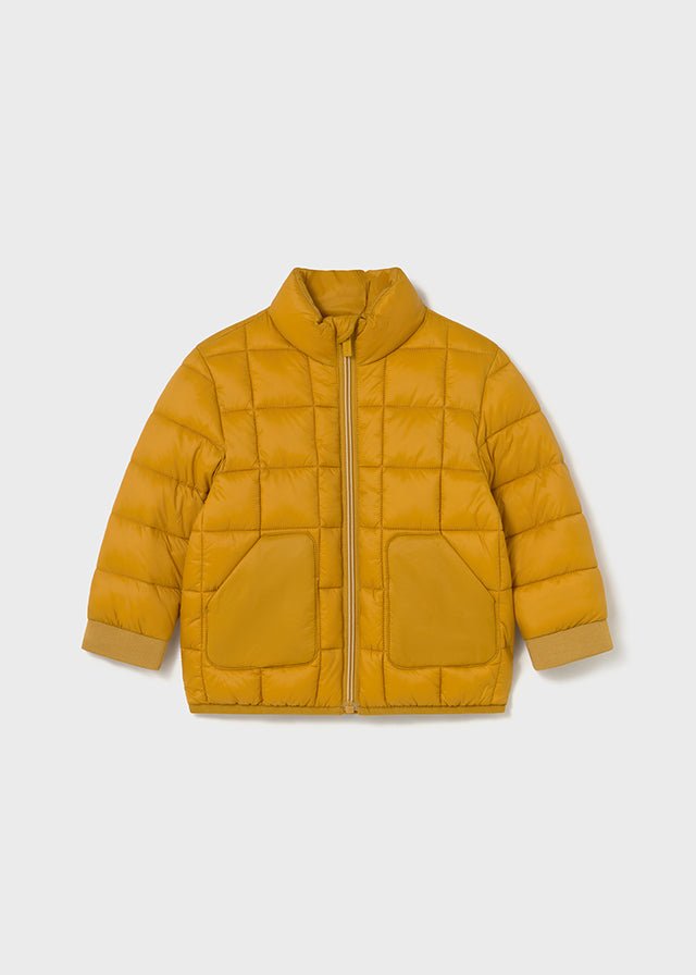 GIUBBOTTO A QUADRONI Senape - Noi da piccoli