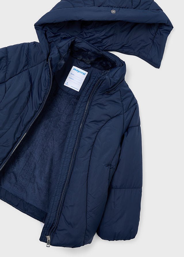 GIUBBOTTO CON PELLICCIOTTO INTERNAMENTE MARINO - Noi da piccoli