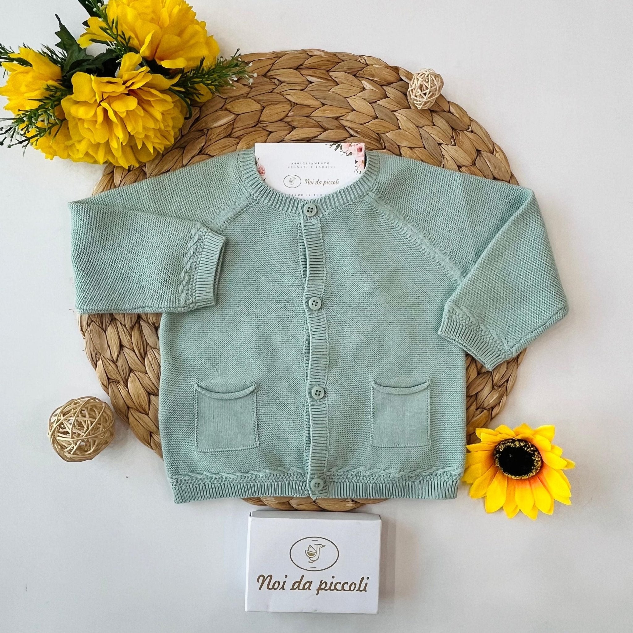 GOLFINO 100 % COTONE Bianco - Noi da piccoli