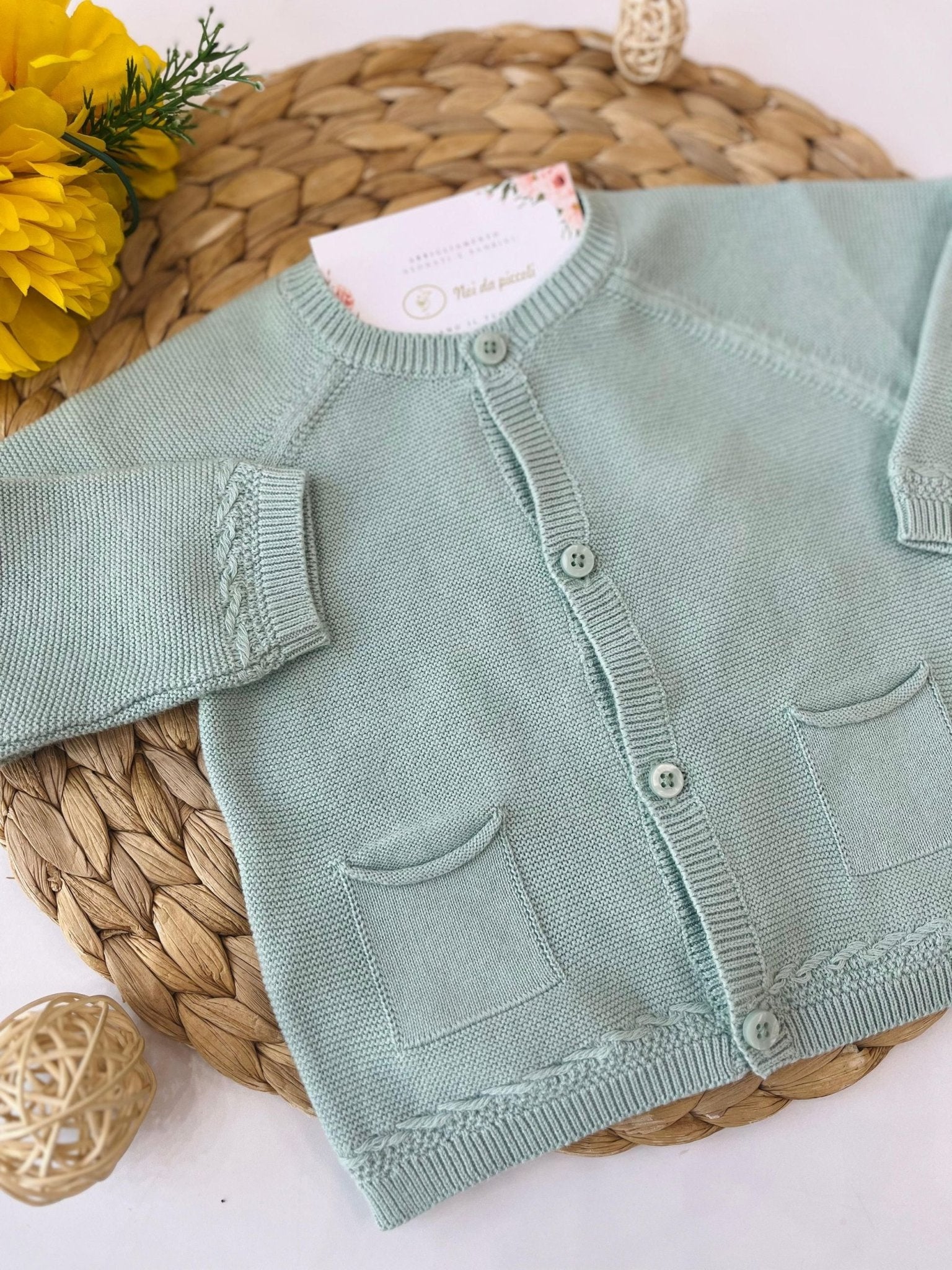 GOLFINO 100 % COTONE Bianco - Noi da piccoli