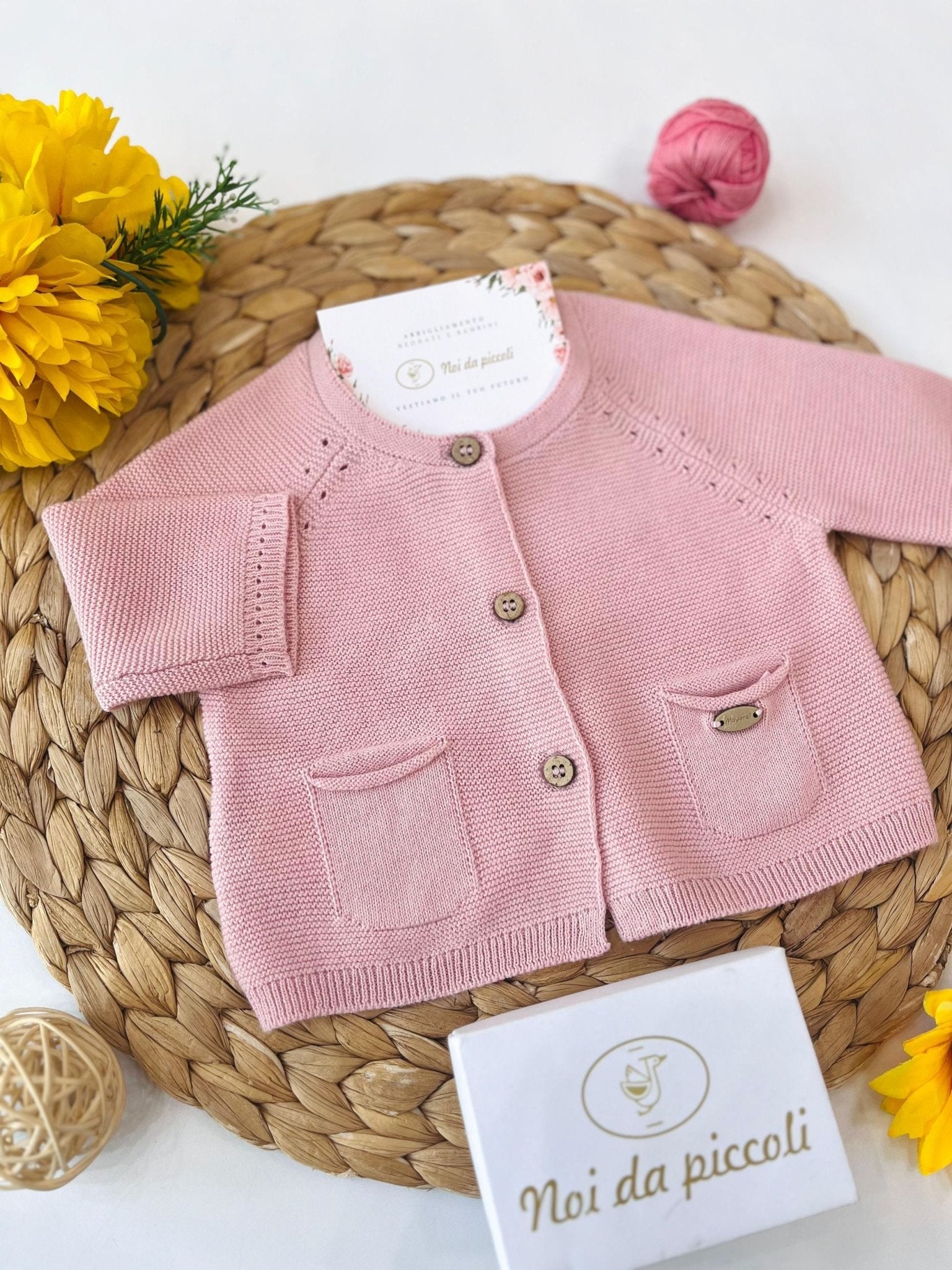 GOLFINO 100 % COTONE Rosa - Noi da piccoli