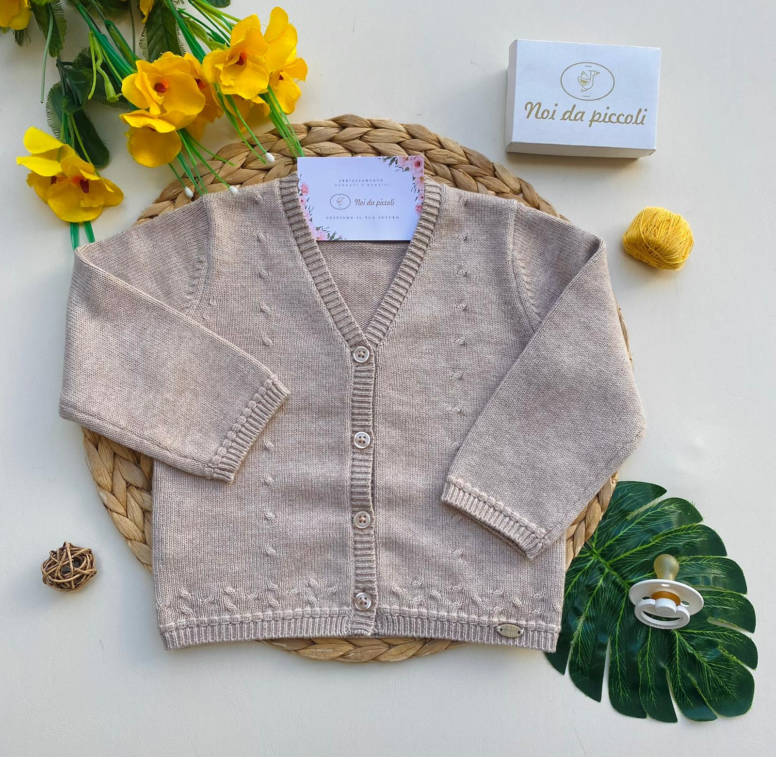 GOLFINO CON BOTTONCINI 100% CALDO COTONE DUNA VIG - Noi da piccoli