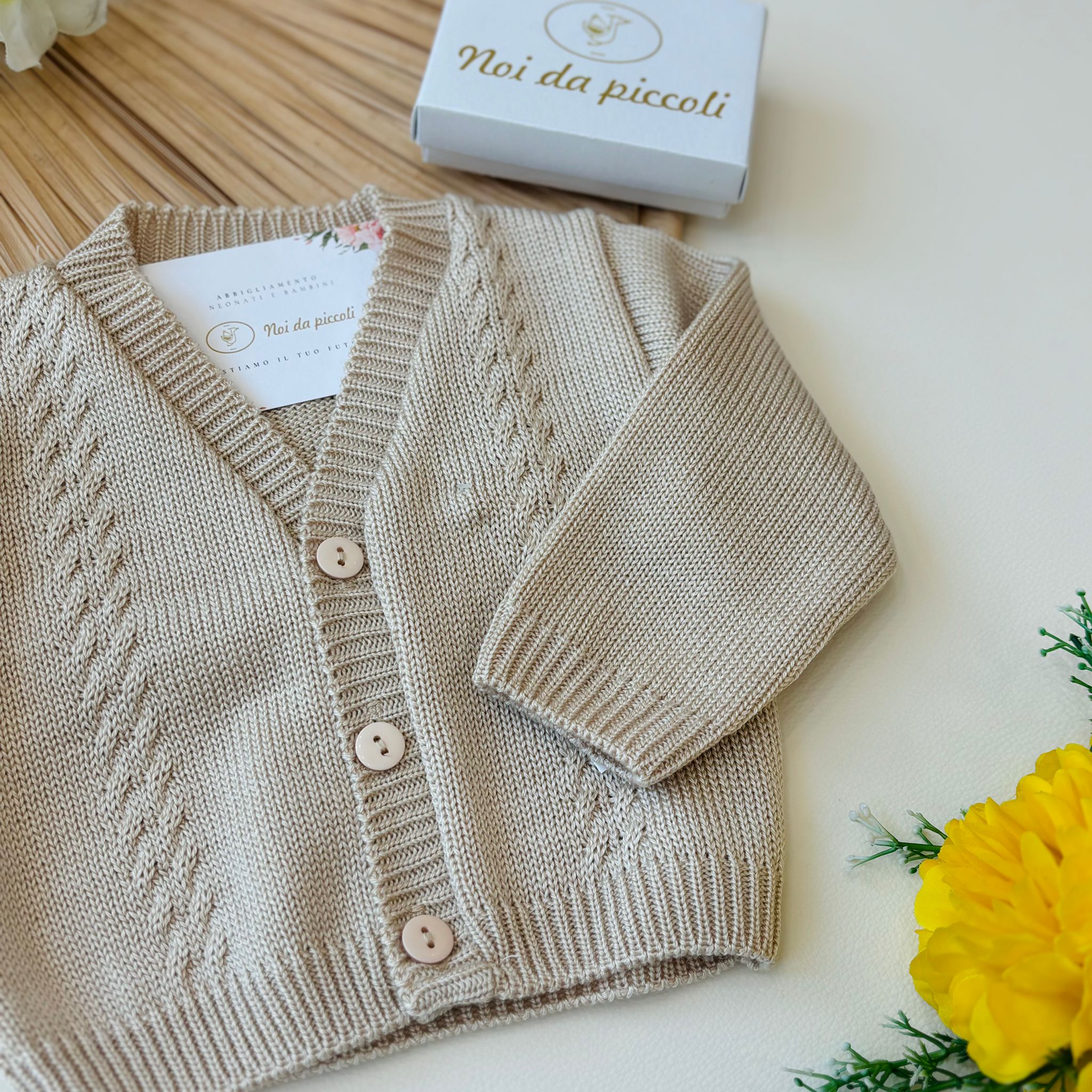 GOLFINO Cotone Beige - Noi da piccoli