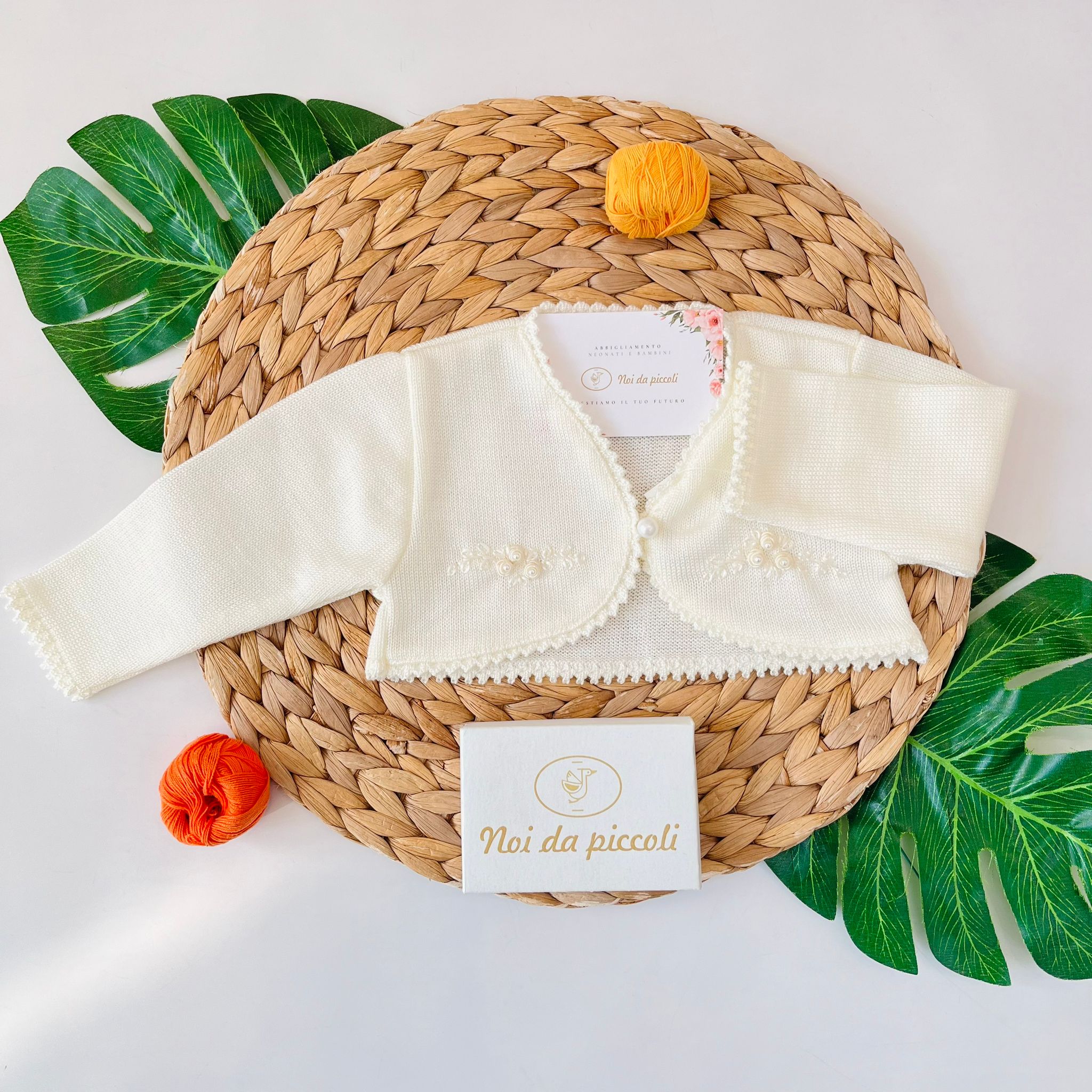 GOLFINO COTONE FRESCO PANNA - Noi da piccoli