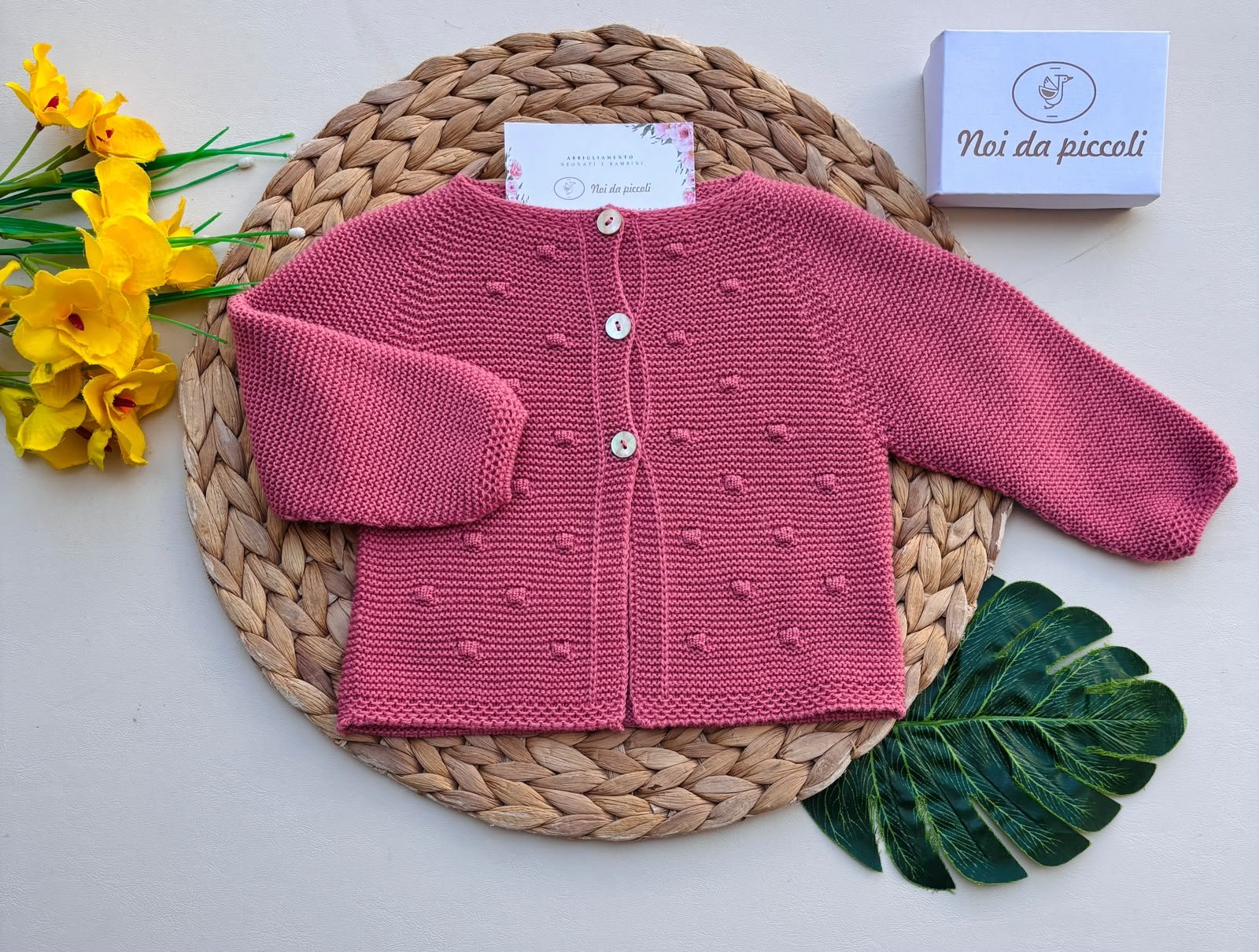 GOLFINO FILATO CALDO ROSA - Noi da piccoli