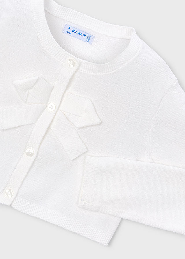 GOLFINO IN COTONE BIANCO - Noi da piccoli