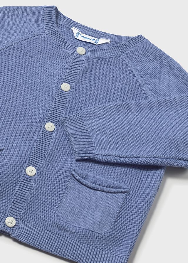 GOLFINO IN COTONE COBALTO - Noi da piccoli