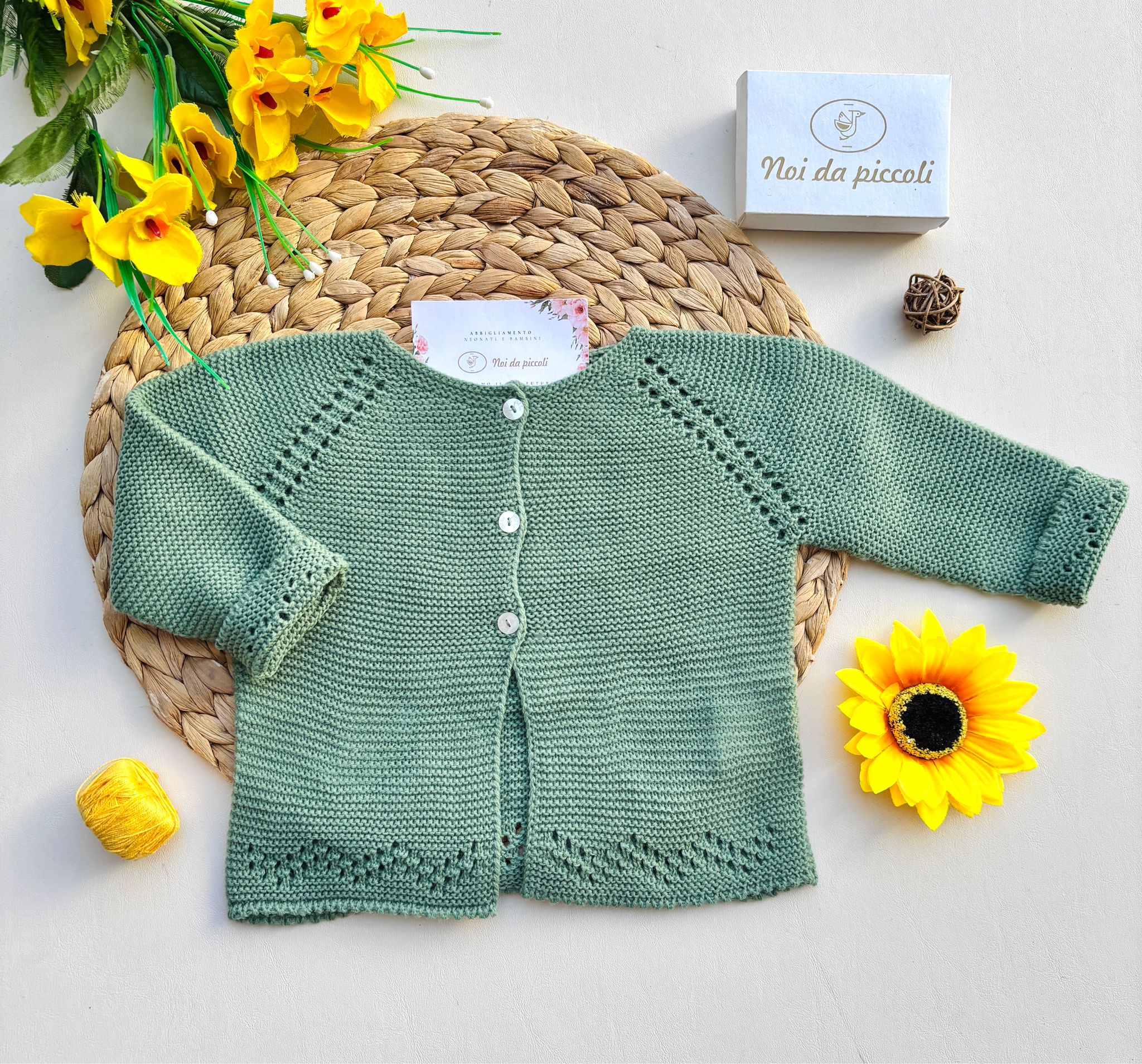 GOLFINO IN FILATO CALDO MUSGO - Noi da piccoli