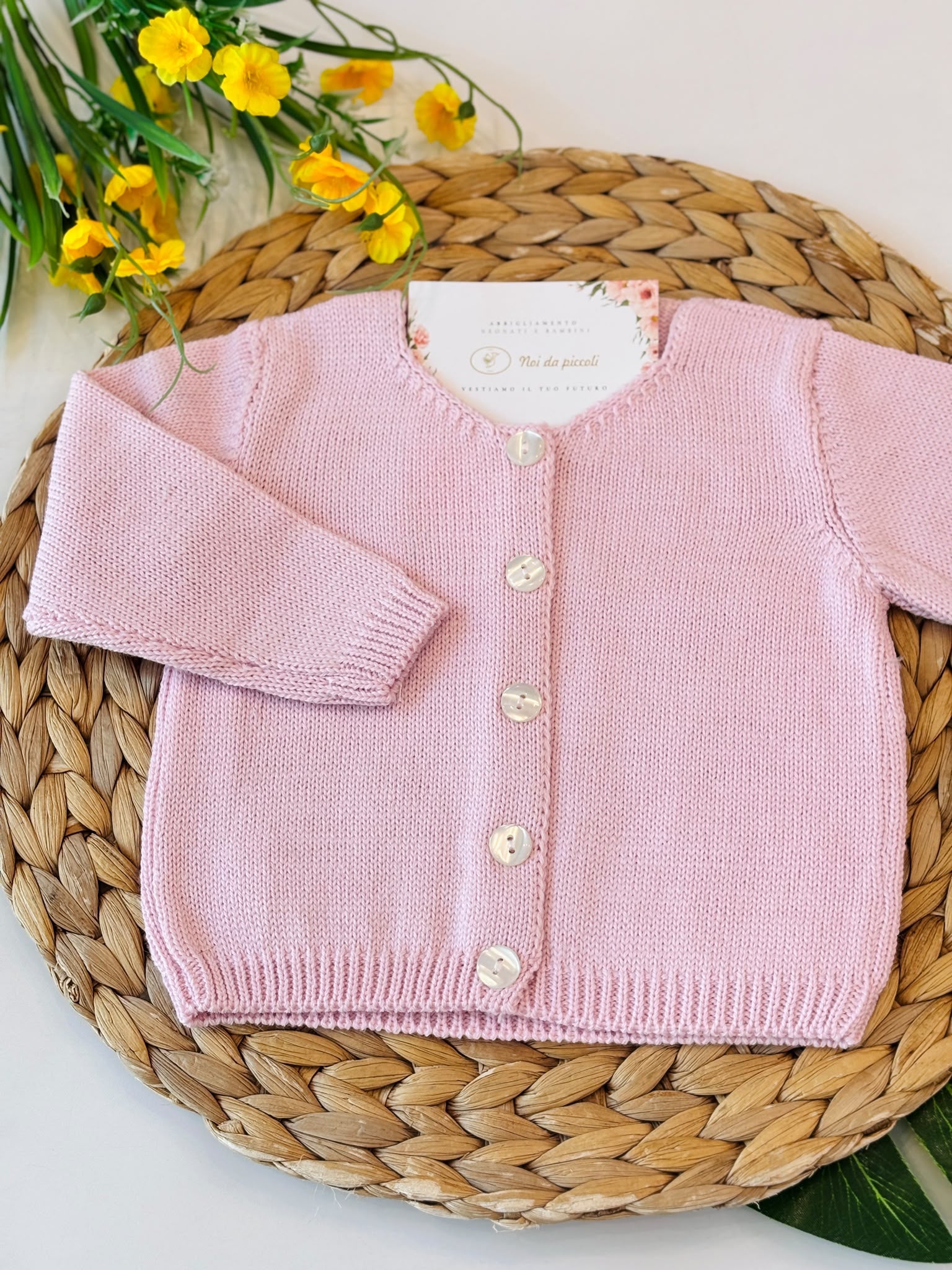 GOLFINO IN LANA ROSA - Noi da piccoli