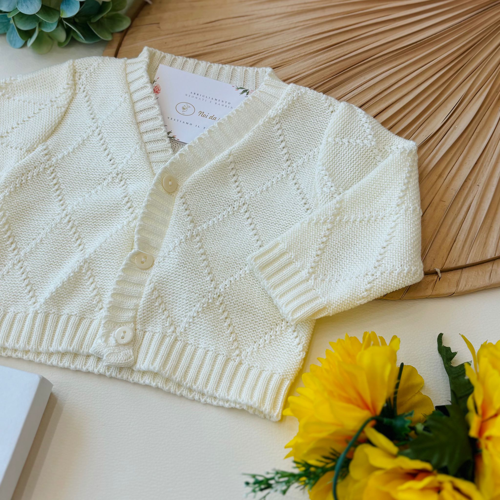 GOLFINO PANNA ROMBI - Noi da piccoli