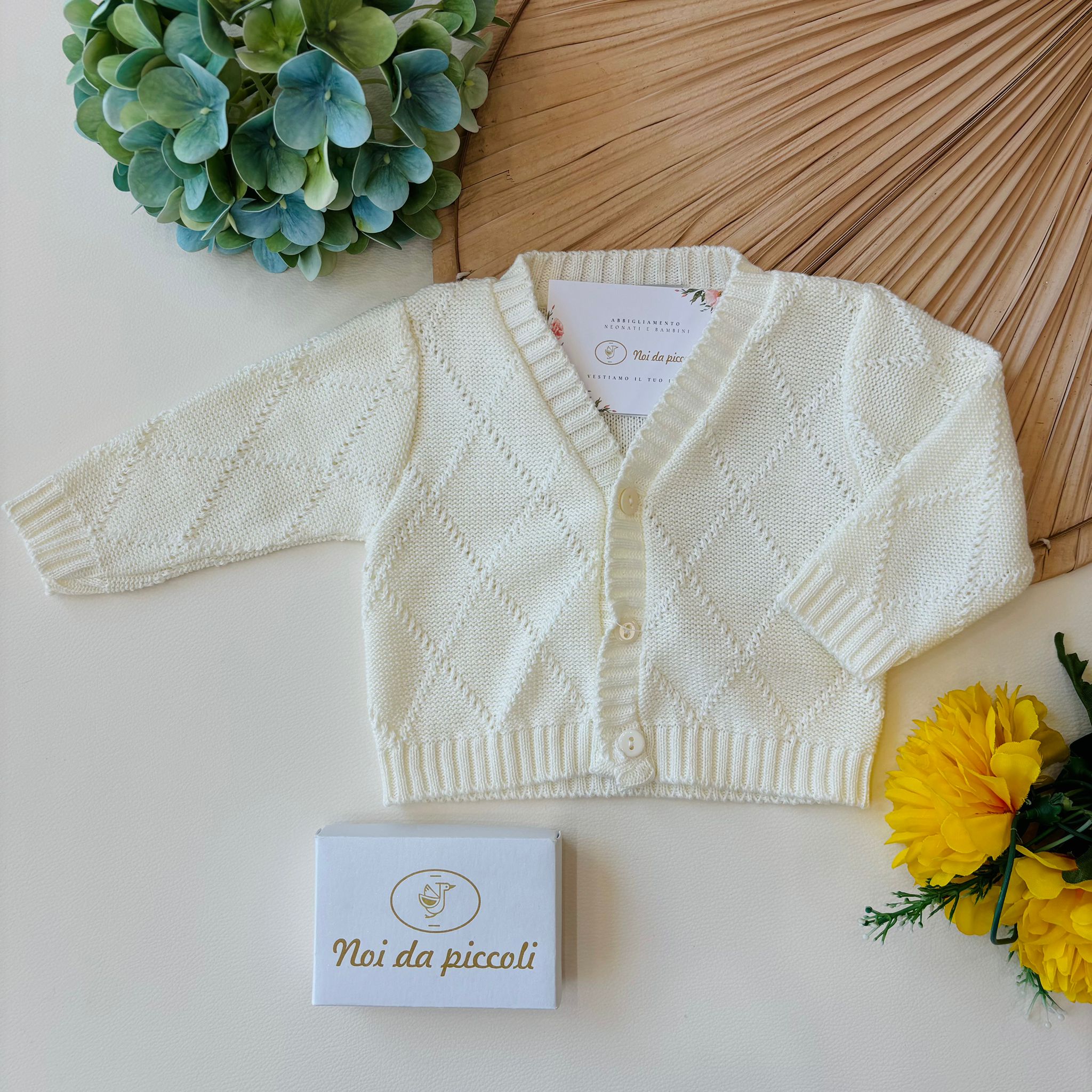 GOLFINO PANNA ROMBI - Noi da piccoli