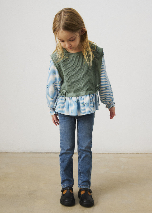 PANTALONE IN DENIM BLU JEANS