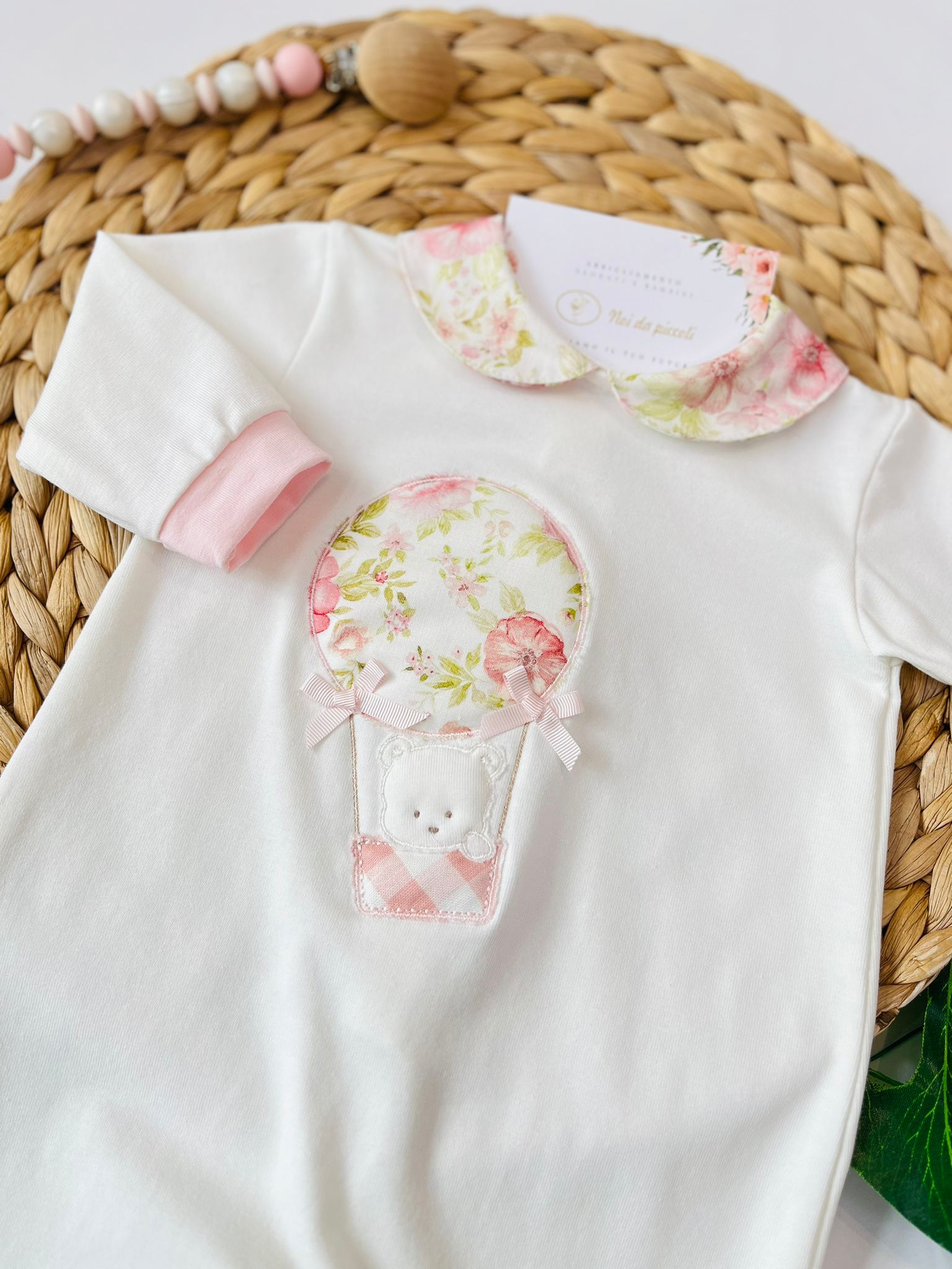 TUTINA ORSETTO 100 % COTONE BIANCO