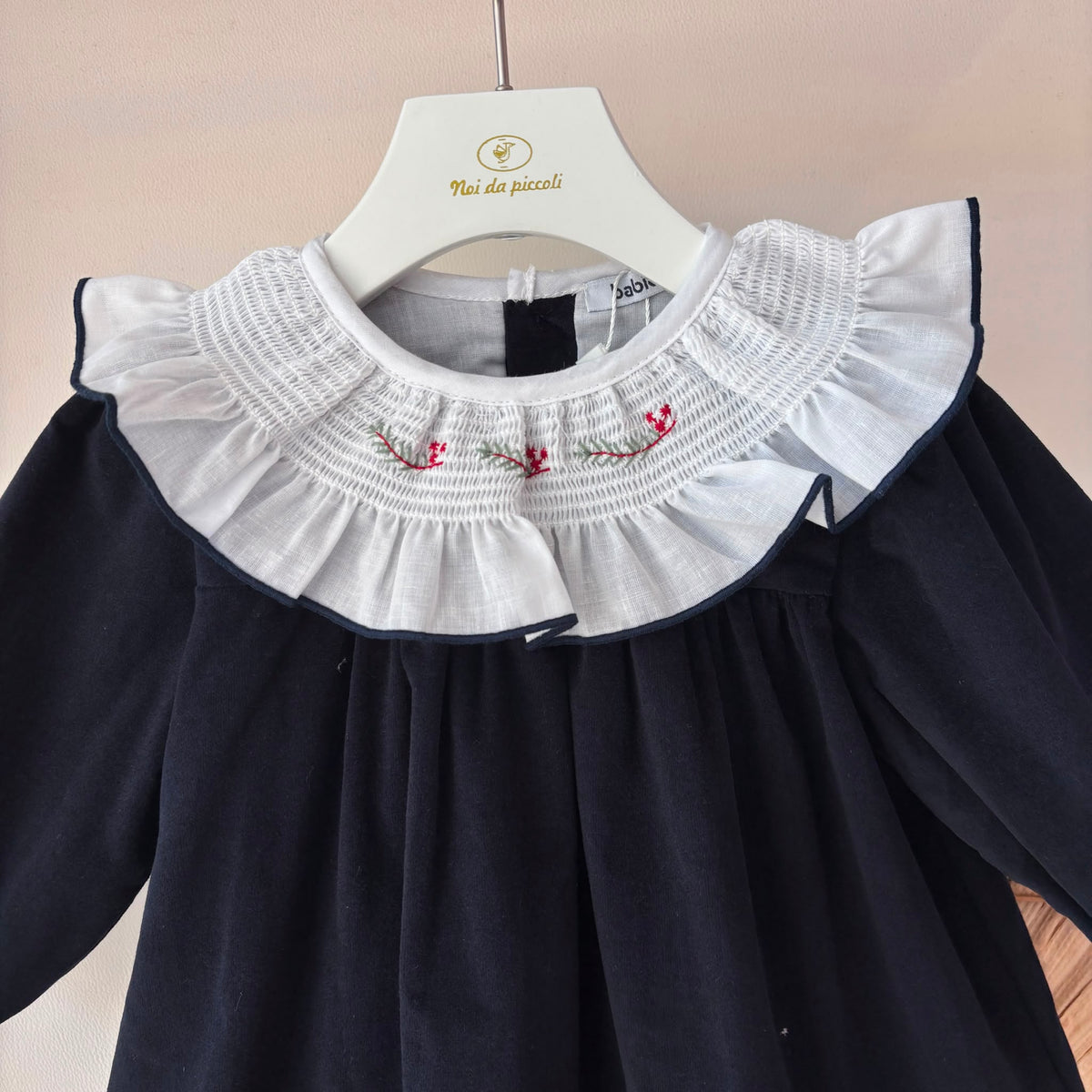 vestito IN VELLUTO BLU